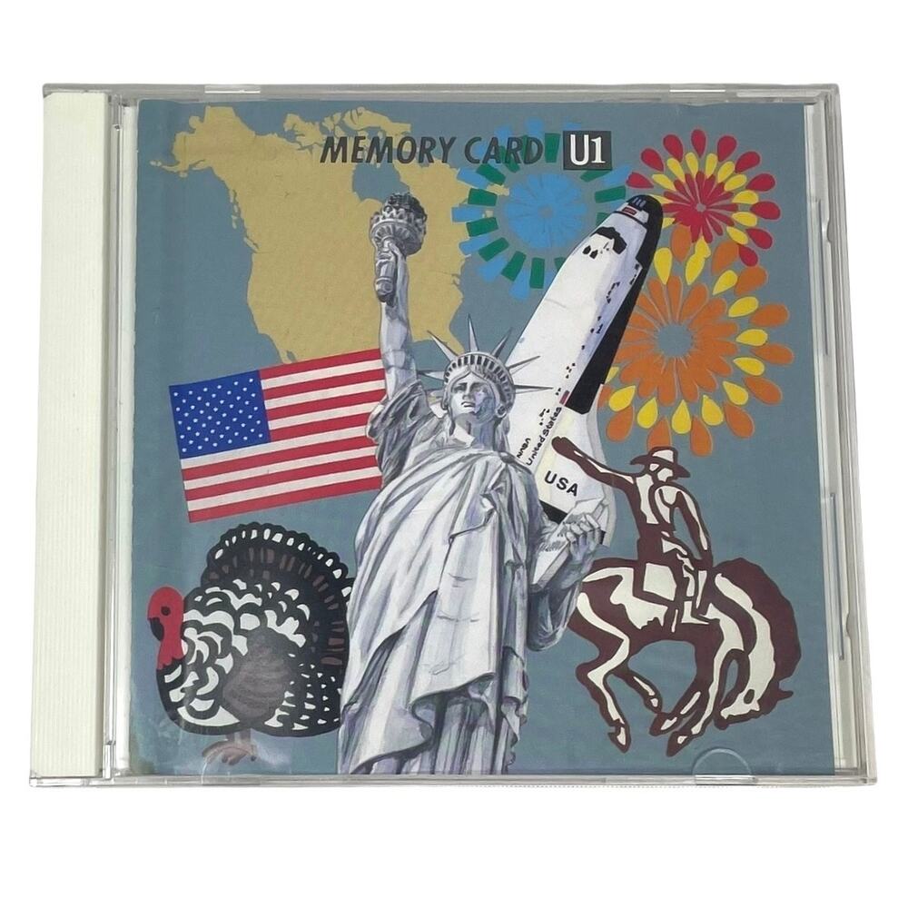 Janome 8000 Memory Card U1 American Series Embroidery Card Circa 1992